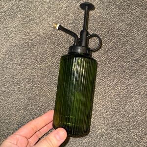 Green Glass Plant Mister luxe Target (only used once)